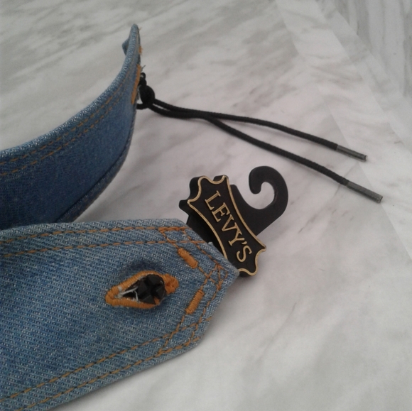 NWT Levy's denim jeans Guitar Strap & Gig bags with Rhinestone hearts - Picture 4 of 6